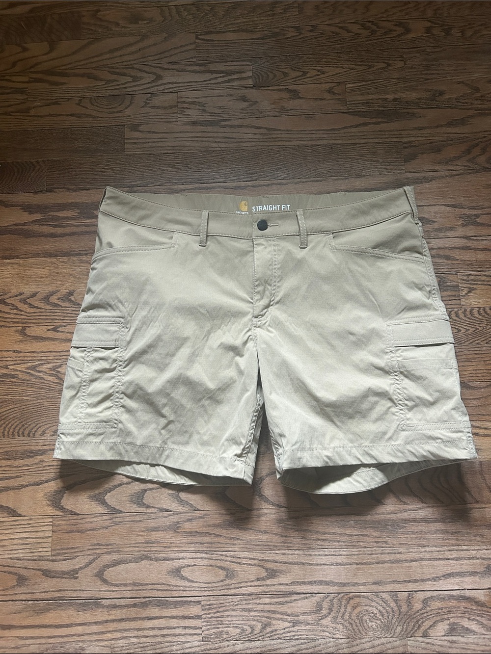 Carhartt Straight Fit Cargo Shorts in Khaki